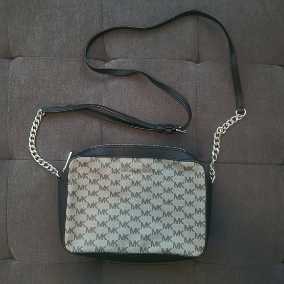 Michael Kors Handbags - Michael Kors Silver/Gray and Black Bag